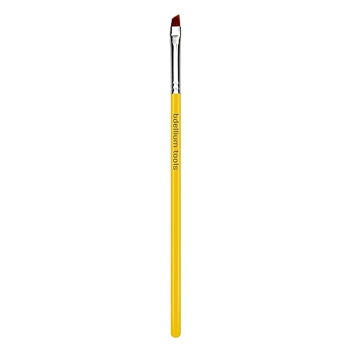 Bdellium Tools Professional Makeup Brush - Studio Series 762 Small Angle - With Soft Synthetic Fibers, For Shaping & Filling Eyebrows (Yellow, 1pc) Beauty & Personal Care BDELLIUM TOOLS