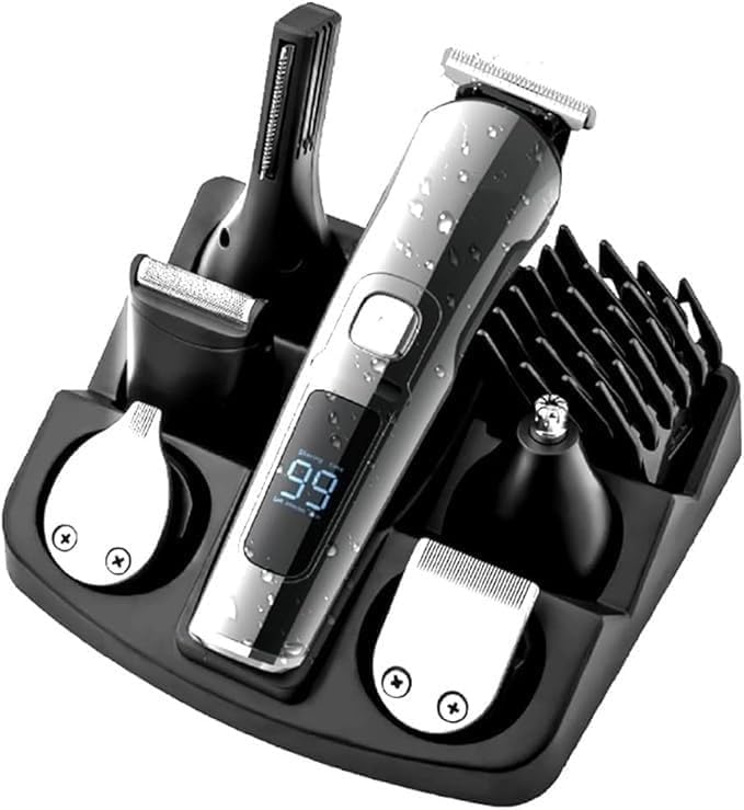 YREAJZVS Hair Clippers for Men, Waterproof All in one Hair Trimmer face Beard Trimmer Shaver Body Hair Clipper Electric Men trimer Hair Cutting Beauty and Personal Care YREAJZVS