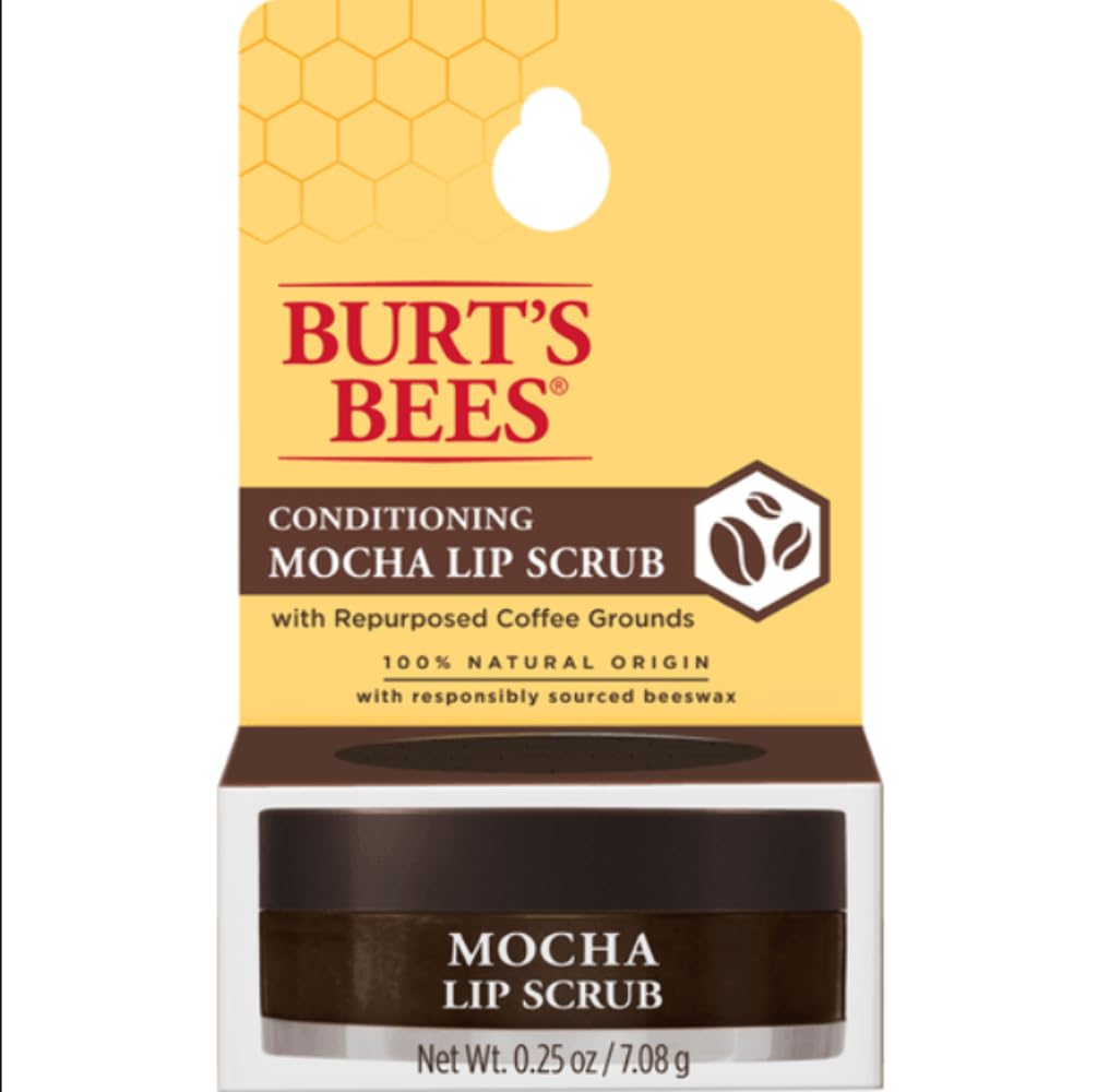Burt's Bees 100% Natural Origin Conditioning Lip Scrub, Mocha with Brazilian Coffee 7.08 g Beauty and Personal Care Burt's Bees