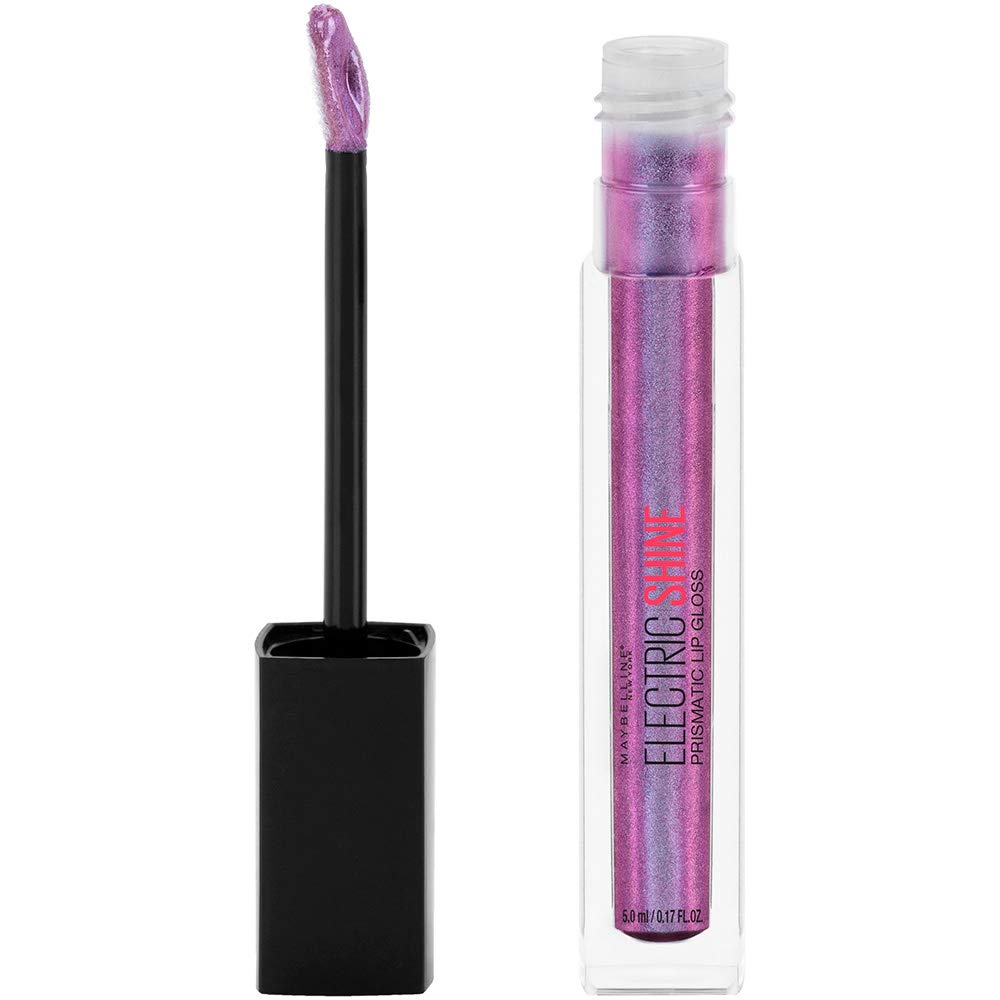Maybelline New York Lip Studio Electric Shine Prismatic Lip Gloss Makeup, Lunar Gem, 0.17 fl. oz. Beauty & Personal Care MAYBELLINE