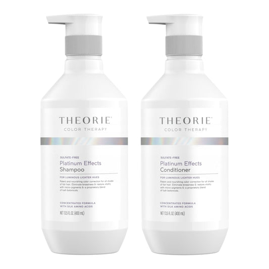 THEORIE 400 mL Shampoo & Conditioner Collection (THEORIE Sage Collection Hair Care Sets (Platinum Effects 400mL Shampoo & Conditioner Set)) Beauty & Personal Care Theorie