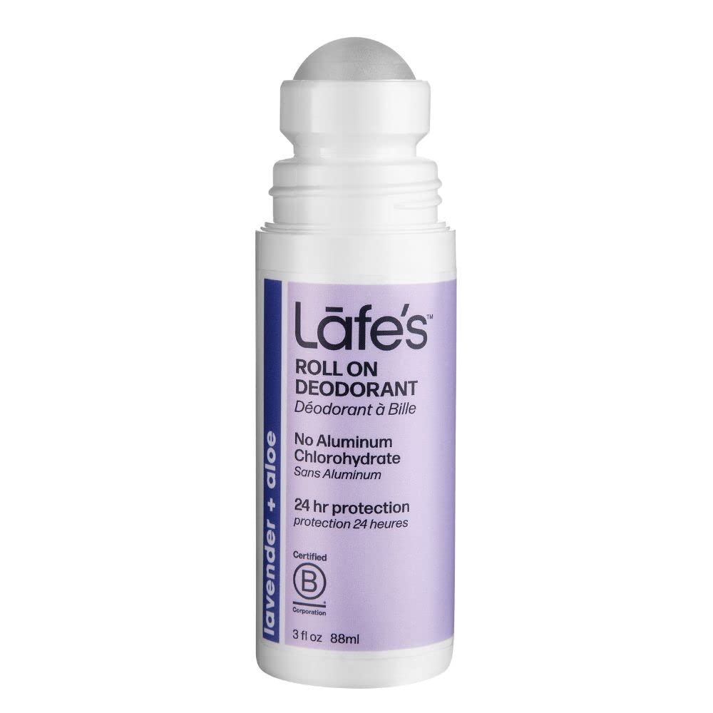 All Natural Roll On Deodorant Lavender 3 Ounce Liquid Beauty and Personal Care Lafe's