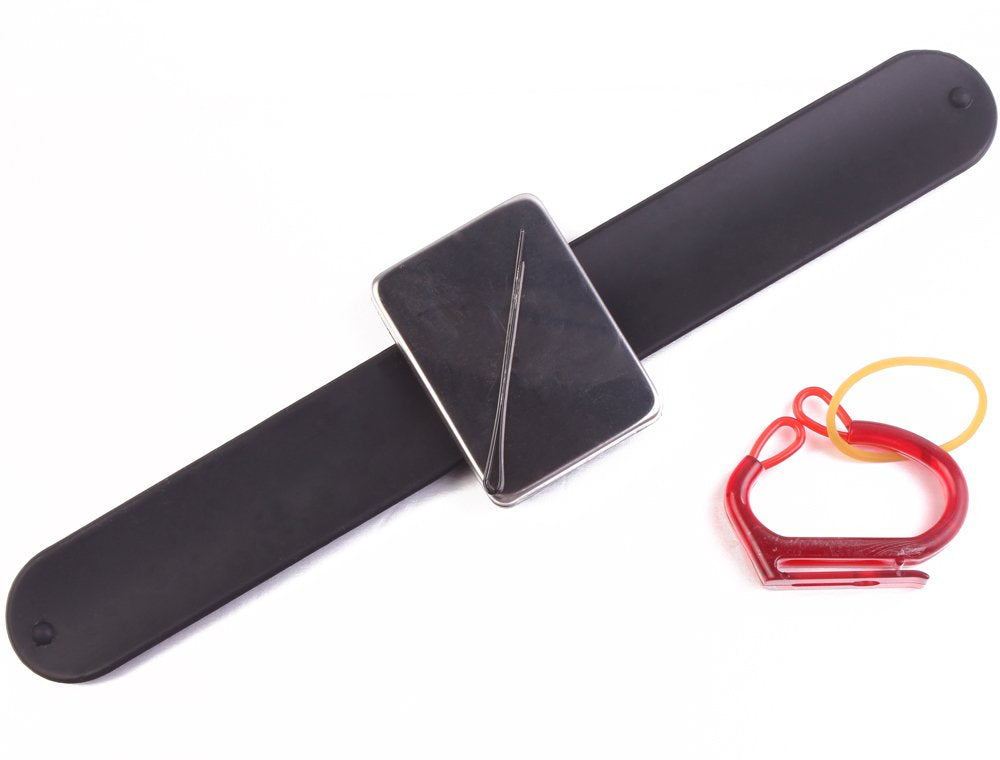 Magnetic Bobbie Pin Hair Clips Bracelet, Bobby Pins Wristband Holder, Elastic Rubber Bands Holder Beauty & Personal Care PERFEHAIR