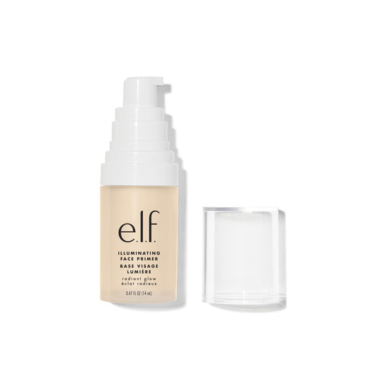 e.l.f. Cosmetics Illuminating Face Primer, Use as a Base for Your Makeup, Leaves Skin Glowing, 0.47 fl. oz. Beauty & Personal Care e.l.f.