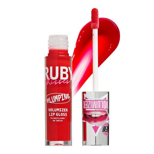 Ruby Kisses Hyaluronic Lip Gloss, High-Shine Volumizing Plumping Hydrating Beauty & Personal Care Ruby Kisses