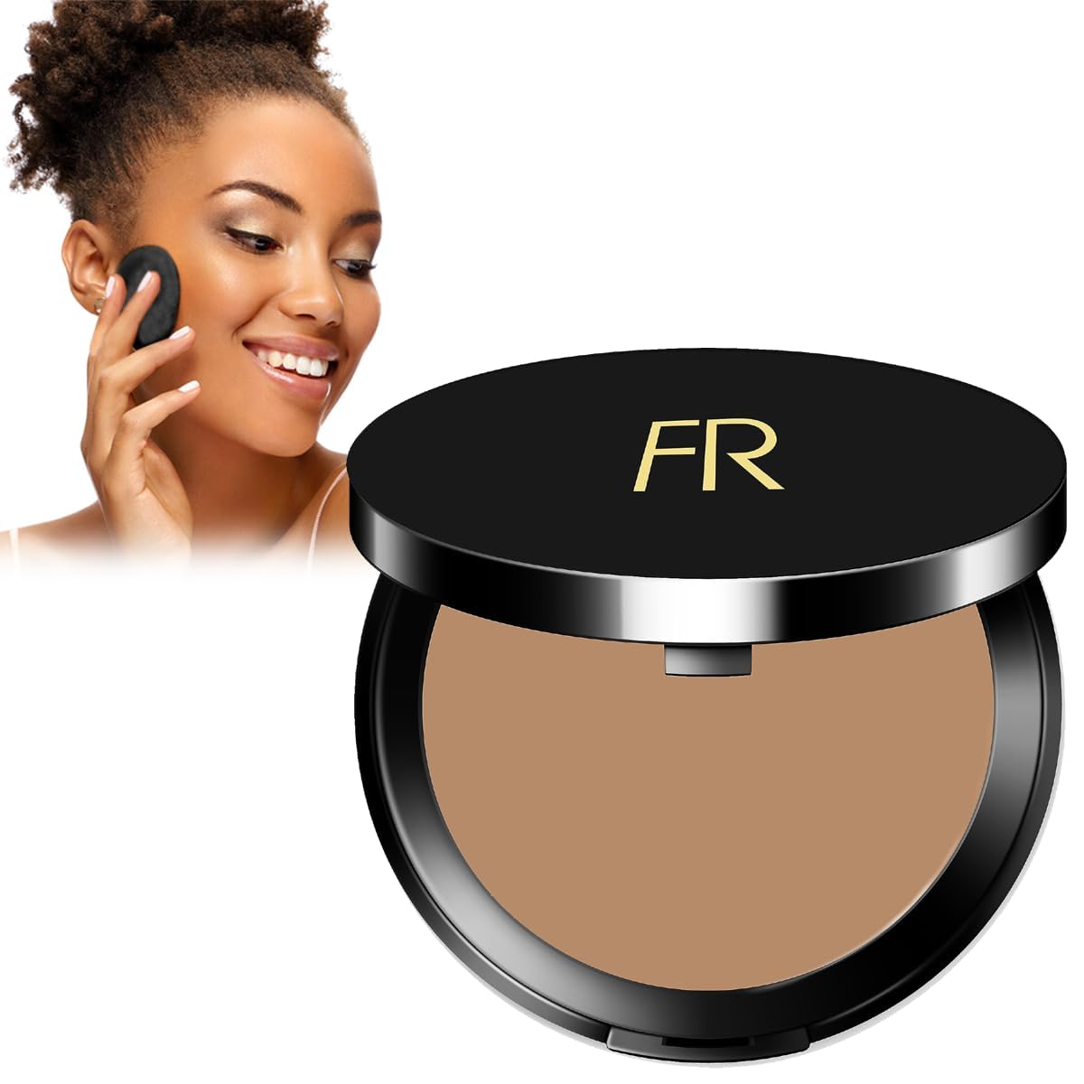 Cream To Powder Foundation by Flori Roberts, Full Coverage for Women of Color or Deeper Skin Tones, Long Lasting Makeup, Matte Finish, Covers Uneven Beauty & Personal Care Flori Roberts