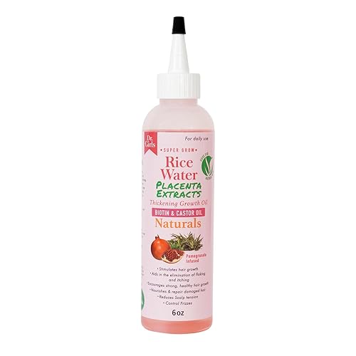 Dr.Girls Rice Water Thickening Growth Oil 6oz (Placenta Extracts) Beauty & Personal Care Dr.Girls