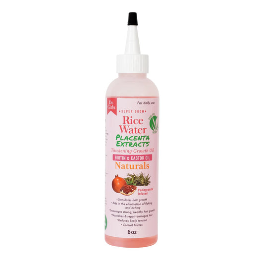 Dr.Girls Rice Water Thickening Growth Oil 6oz (Placenta Extracts) Beauty & Personal Care Dr.Girls