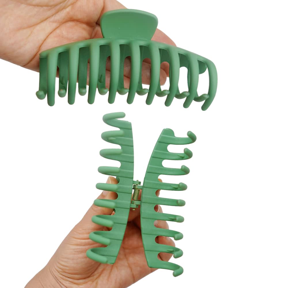 AWEELON 8PCS Large Hair Claw Clips for Women & Girls,Strong Hold Matte Claw Hair Clips for Thick Hair & Thin Hair 2 Styles Beauty & Personal Care AWEELON