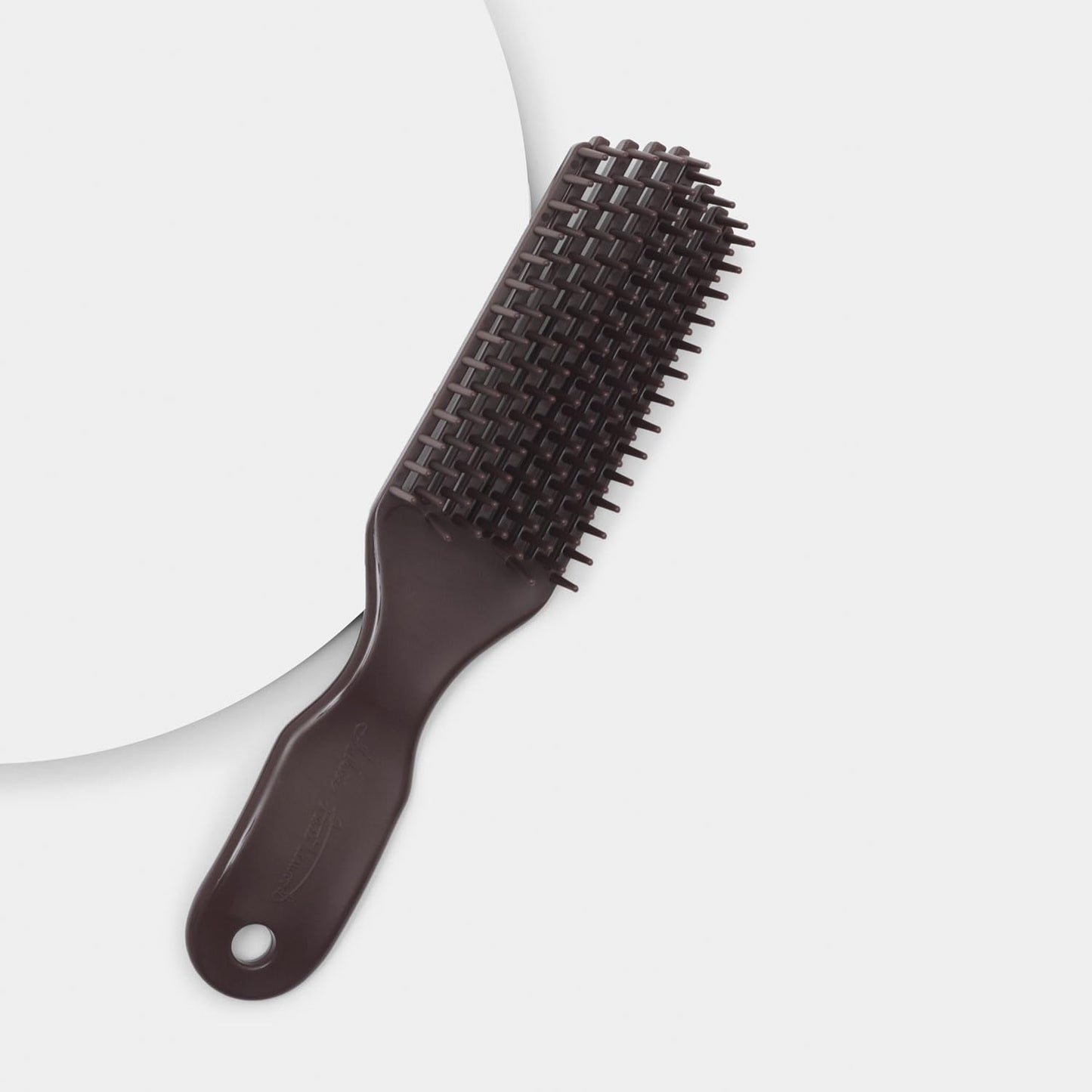 Royal Chocolate Detangler Brush by Felicia Leatherwood - For Kinky, Curly, Wavy 4c or Straight Hair - Tame Your Tangles Smooth Your Coils - Pain Free Beauty & Personal Care Brush With The Best