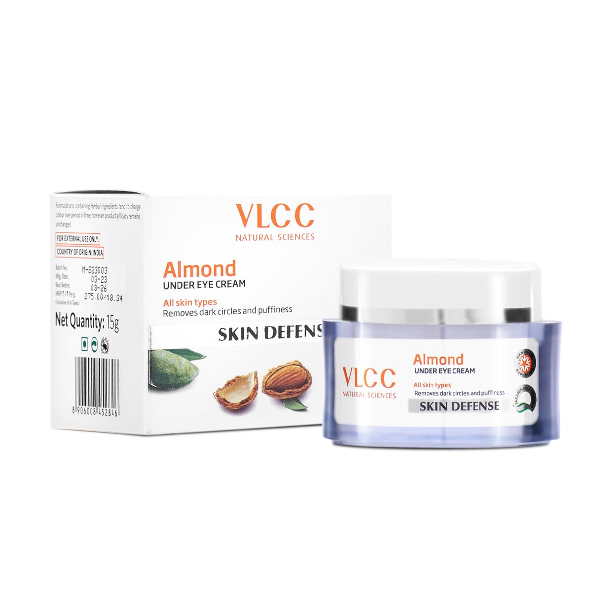 Vlcc Almond Under Eye Cream 15ml Beauty & Personal Care VLCC