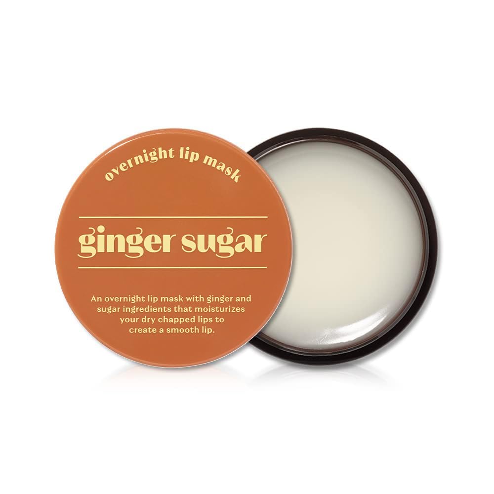 ETUDE Ginger Sugar Overnight Lip Mask 23g - Korean Lip Sleeping Mask Skin Care - Smooth and Moist Lips - Natural Ingredients Nourish & Hydrate Ginger Beauty and Personal Care ETUDE