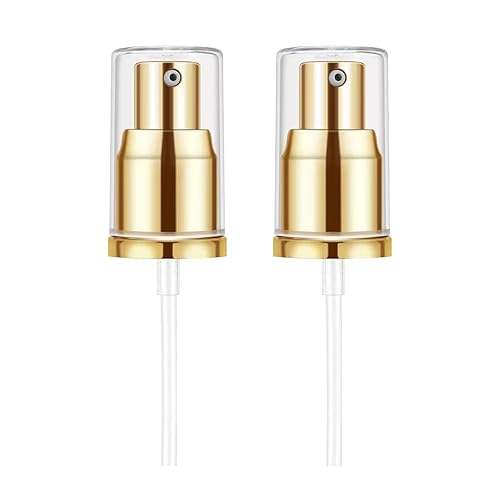 Chris.W 2Pack Foundation Pump Fit for Estee Lauder Double Wear Foundation DW Replacement Pump(Gold) Beauty & Personal Care Chris.W