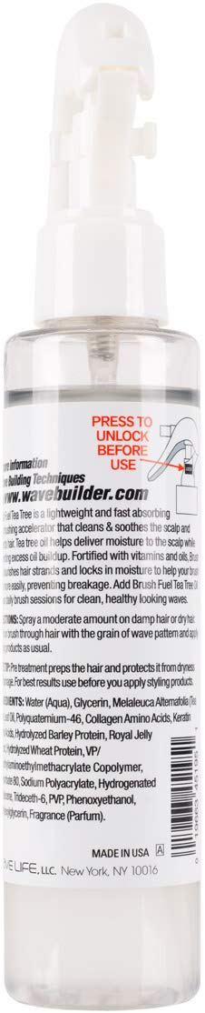 WaveBuilder Brush Fuel Rice Milk Moisture, 4.9 Fl Oz Beauty & Personal Care WAVEBUILDER