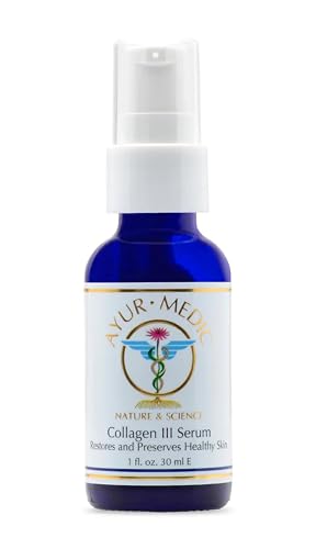 Ayur-Medic Collagen III Serum - Helps to Increase Firmness and Hydration for Mature Skin, Restores and Preserves Skin Balance, Reduces Fine Lines Beauty & Personal Care AYUR MEDIC NATURE & SCIENCE