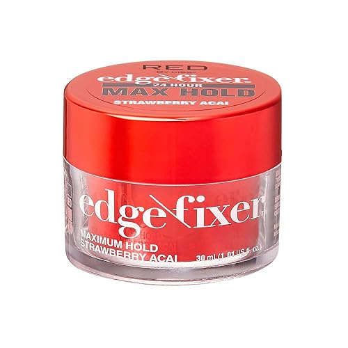 Red by Kiss Edge Fixer 24 Hour Maximum Hold Edge Wax No Flaking Biotin B7 Infused Hair Gel 1.01 fl.oz Beauty & Personal Care Red by Kiss