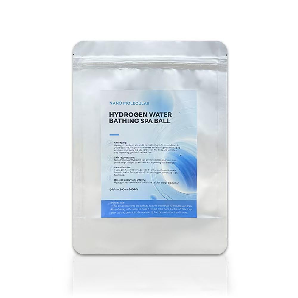 Unosuich Hydrogen Bath Bombs with Nano Bubbles - Effervescent Spa Bathtub Tablets for Deep Cleansing & Relaxation - Natural Pure Hydrogen Bath Ball Beauty and Personal Care Unosuich