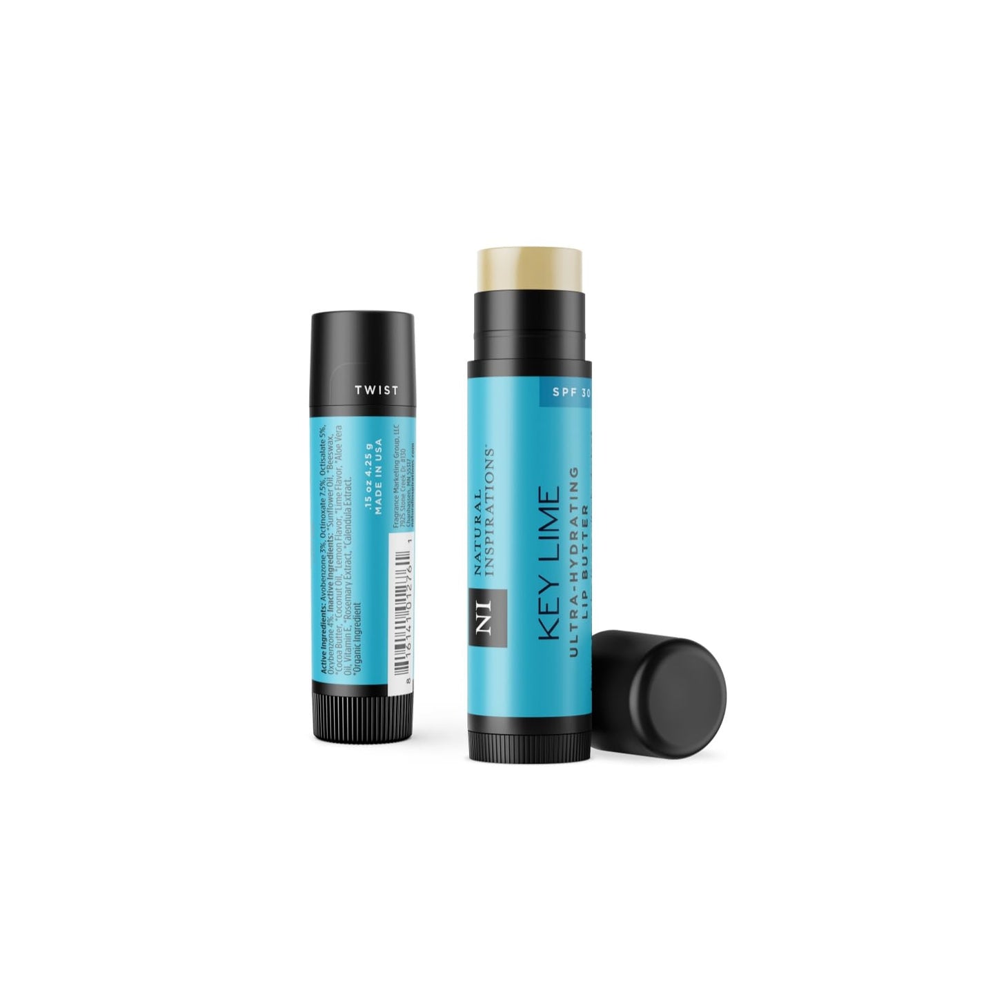 Natural Inspirations Key Lime SPF 30 Lip Butter .15oz Beauty & Personal Care Natural Inspirations