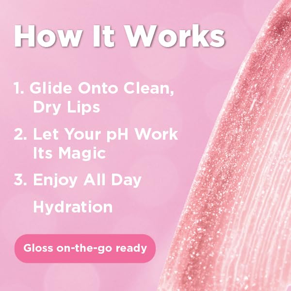 LIVAURA Shimmer Lip Gloss pH Activated, Glitter Lip Gloss for Women, Glossy, Shiny, Sparkly LipGloss, High-Shine Glittery Lipstick, Glimmer Sparkle Beauty & Personal Care LIVAURA