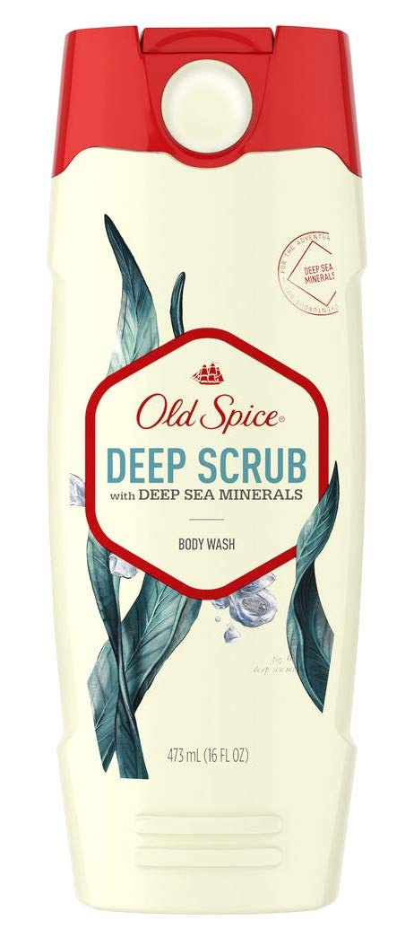 Old Spice Body Wash Deep Scrub With Deep Sea Minerals - 16 Fl Oz, 16 Oz Beauty & Personal Care Old Spice
