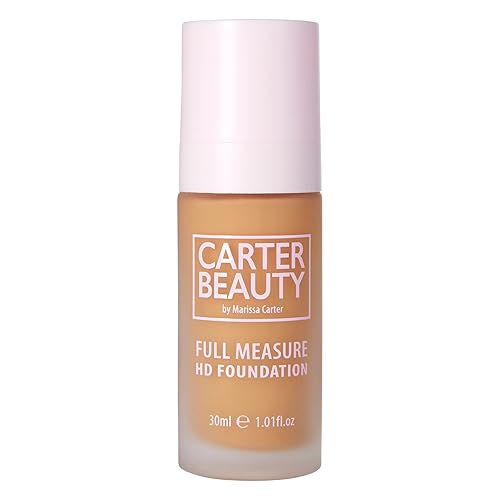 Carter Beauty Full Measure HD Foundation - Lightweight, Full Coverage Matte Formula - Water-Based Super Soft Skin Perfector - Vegan And Cruelty Free Beauty & Personal Care Carter Beauty