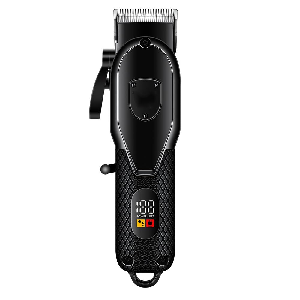 GLESVOWIO Household Digital Display Professional Hair Clipper Clippers and Trimmers Set with 4 Guide Combs Electric Cutting Machine Low Noise Beauty and Personal Care GLESVOWIO