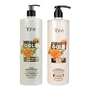 Tahe Miracle Gold For Frizz Control Kit - Shampoo 1000ml + Mask 1000ml Beauty & Personal Care Tahe