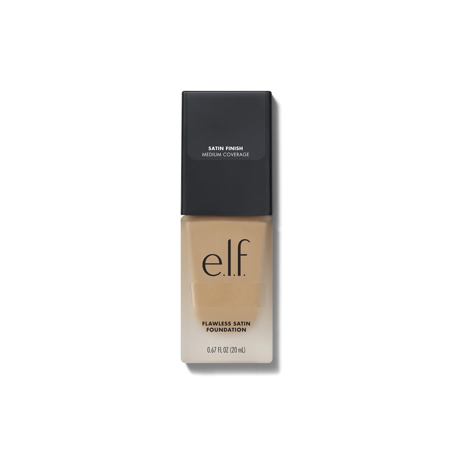 e.l.f. Flawless Satin Foundation, Lightweight & Medium Coverage, Semi-Matte Finish, Vegan , Vanilla, 0.68 Fl Oz (20mL) Beauty & Personal Care e.l.f.