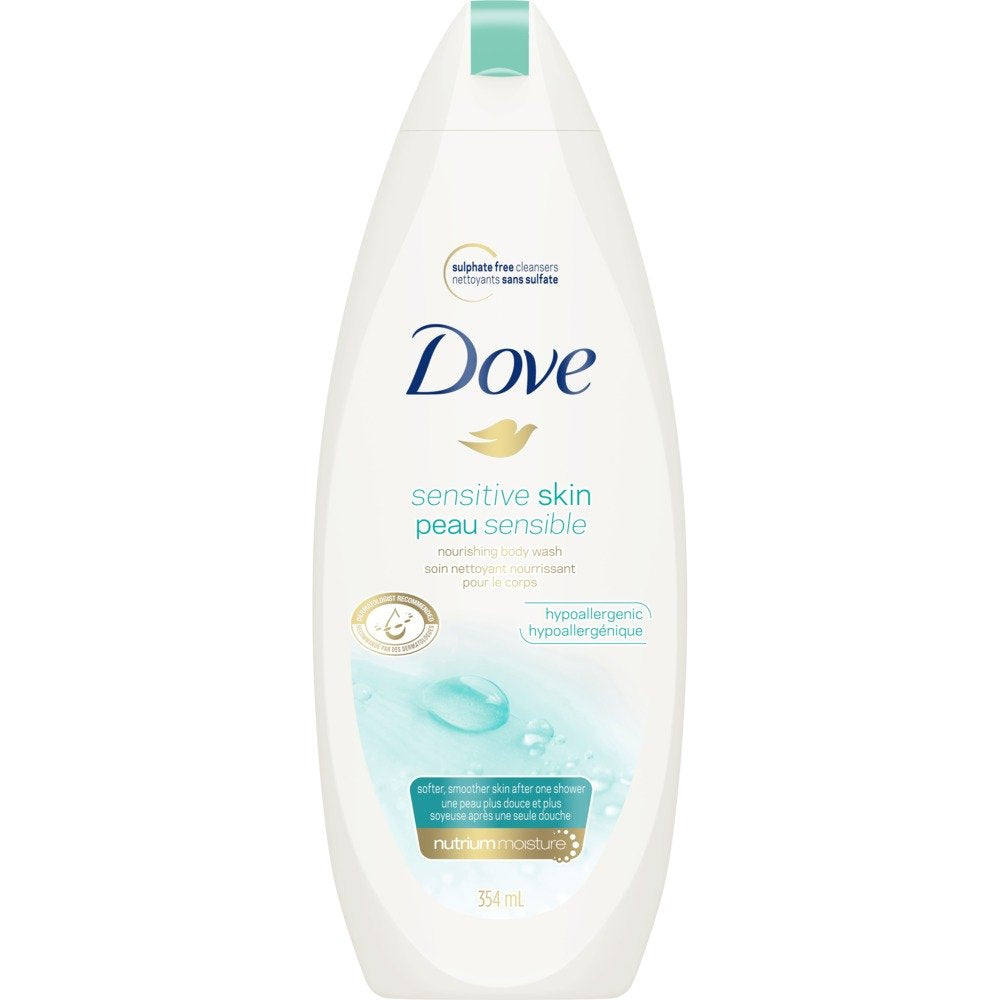 Dove Sensitive Skin Beauty Body Wash 12 oz (Pack of 6) Beauty & Personal Care Dove