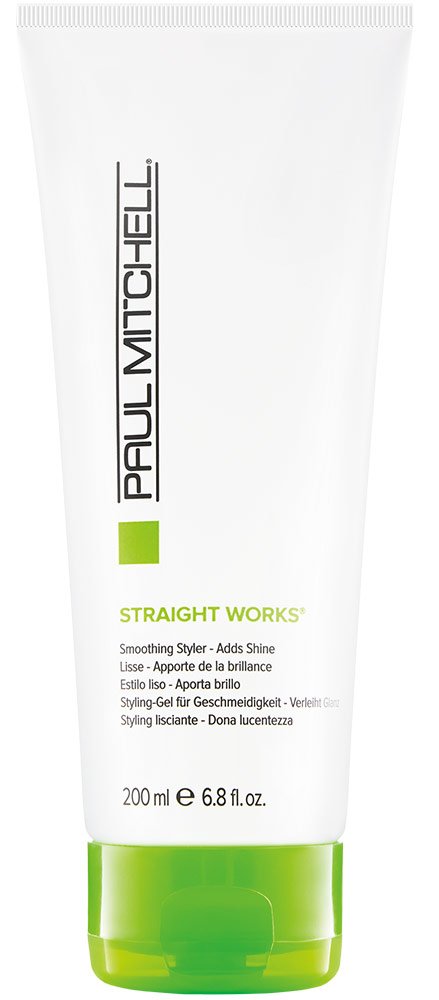 Paul Mitchell Straight Works Hair Gel, Smoothing Styler, Adds Shine, For Frizzy Hair, 6.8 fl. oz. Beauty & Personal Care Paul Mitchell