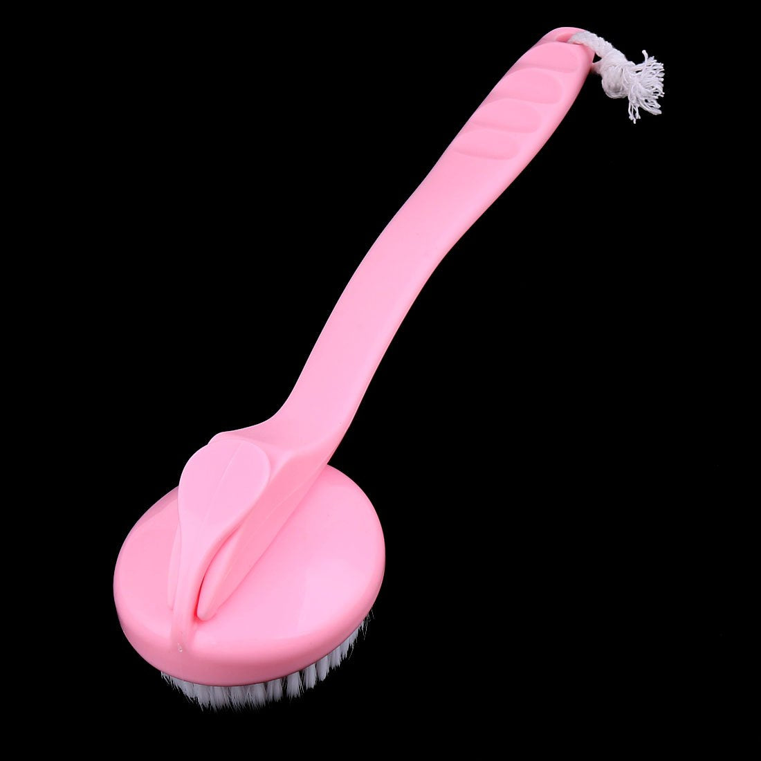 Ruilogod Plastic Household Bathroom Handle Skin Smoothing Face Body Brush Pink White (id: a43 5c3 cb6 9a8 7f1 Beauty and Personal Care Ruilogod