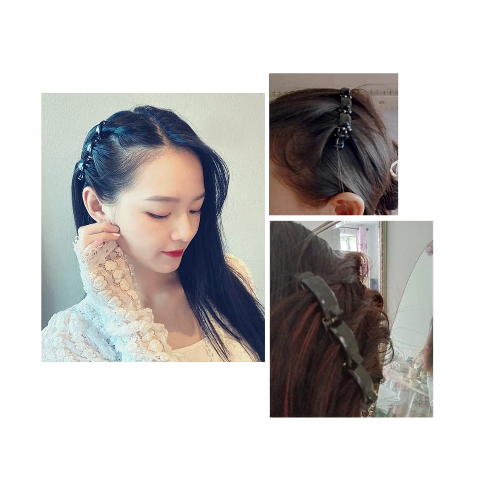 Hair Clip Sets for Women Braided Hair Clip for Girls Hair Styling Clips (Style1-2Pcs) Beauty & Personal Care Etncy Life