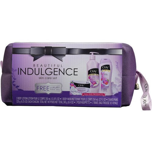 Olay Beautiful Indulgence Skin Care Set with Free Travel Bag Beauty & Personal Care Olay
