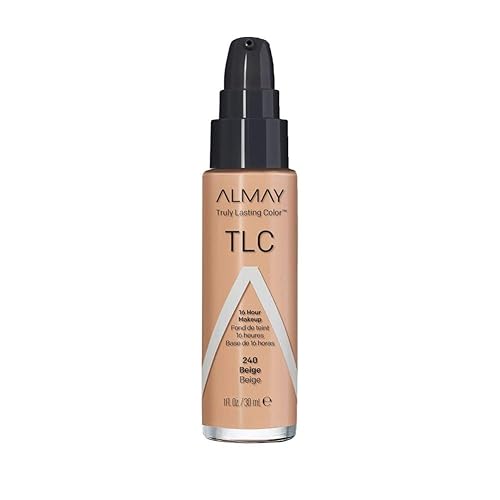 Almay Liquid Foundation, Truly Lasting Color, Long Wearing Natural Finish, Vitamin E and Lemon Extract, Hypoallergenic, Cruelty-Free, Dermatologist Beauty & Personal Care Almay