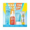 e.l.f. SKIN Wake the e.l.f. Up Skincare Kit, Travel-Size Hydrating Face Cleanser, Sunscreen, Moisturizer & Brightening Serum, Vegan & Cruelty-Free Beauty & Personal Care e.l.f.