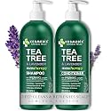 KESMEDIK Tea Tree Lavender Shampoo & Conditioner Set with Mint & Rosemary, Cleanses, Cools & Soothes Dry, Itchy Scalp, Sulfate & Paraben-Free, For All Beauty & Personal Care KESMEDIK