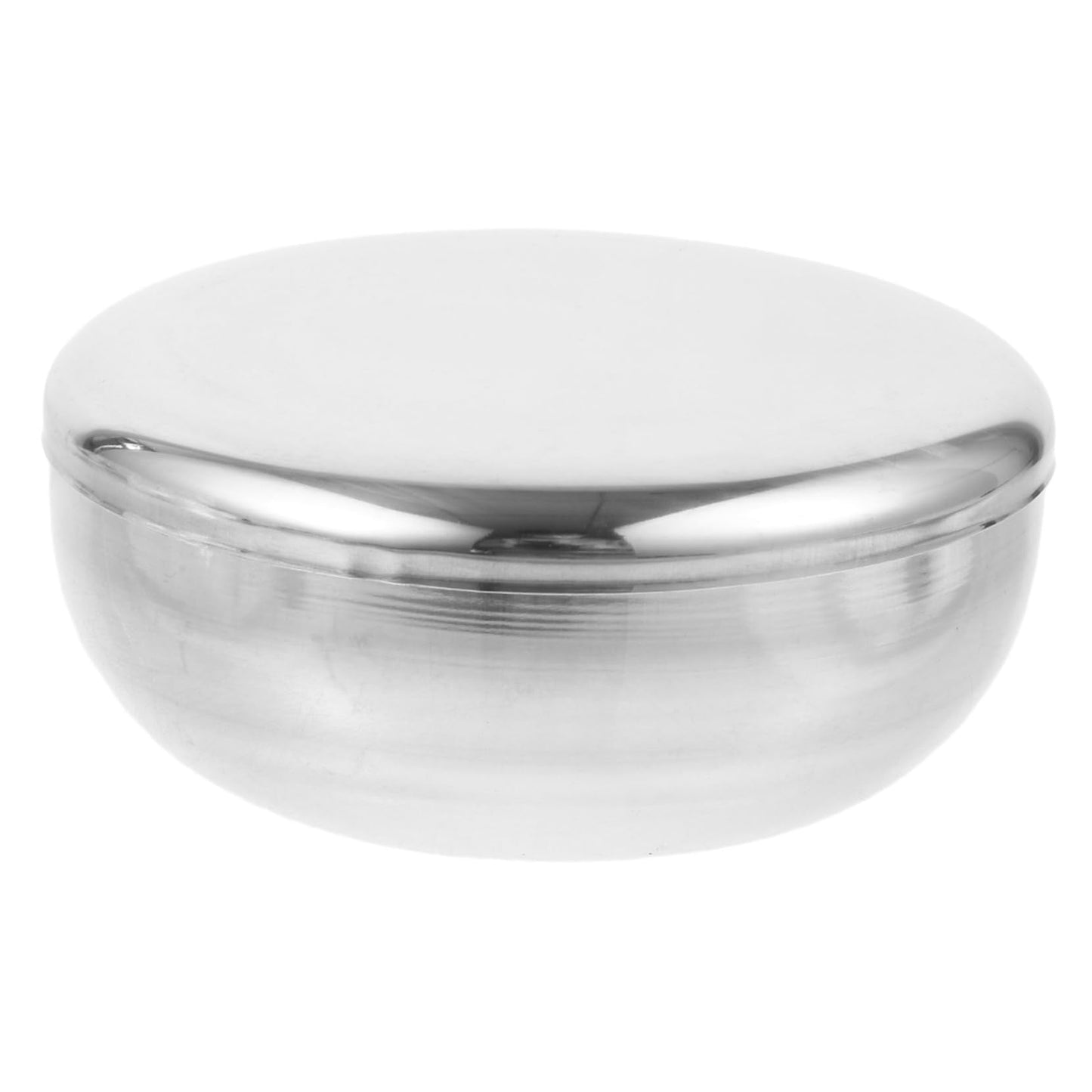 Ipetboom Stainless Steel Shaving Soap Bowl with Lid 3.93X1.96In Durable Men S Shave Cup Portable Mug for Traditional Wet Shaving and Rich Lather Beauty and Personal Care Ipetboom