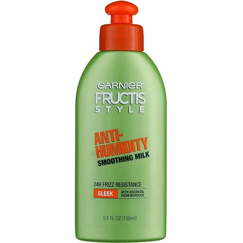 Garnier Fructis Sleek & Shine Anti-humidity Smooth Milk 5.1 Ounce (150ml) (6 Pack) Beauty & Personal Care Garnier