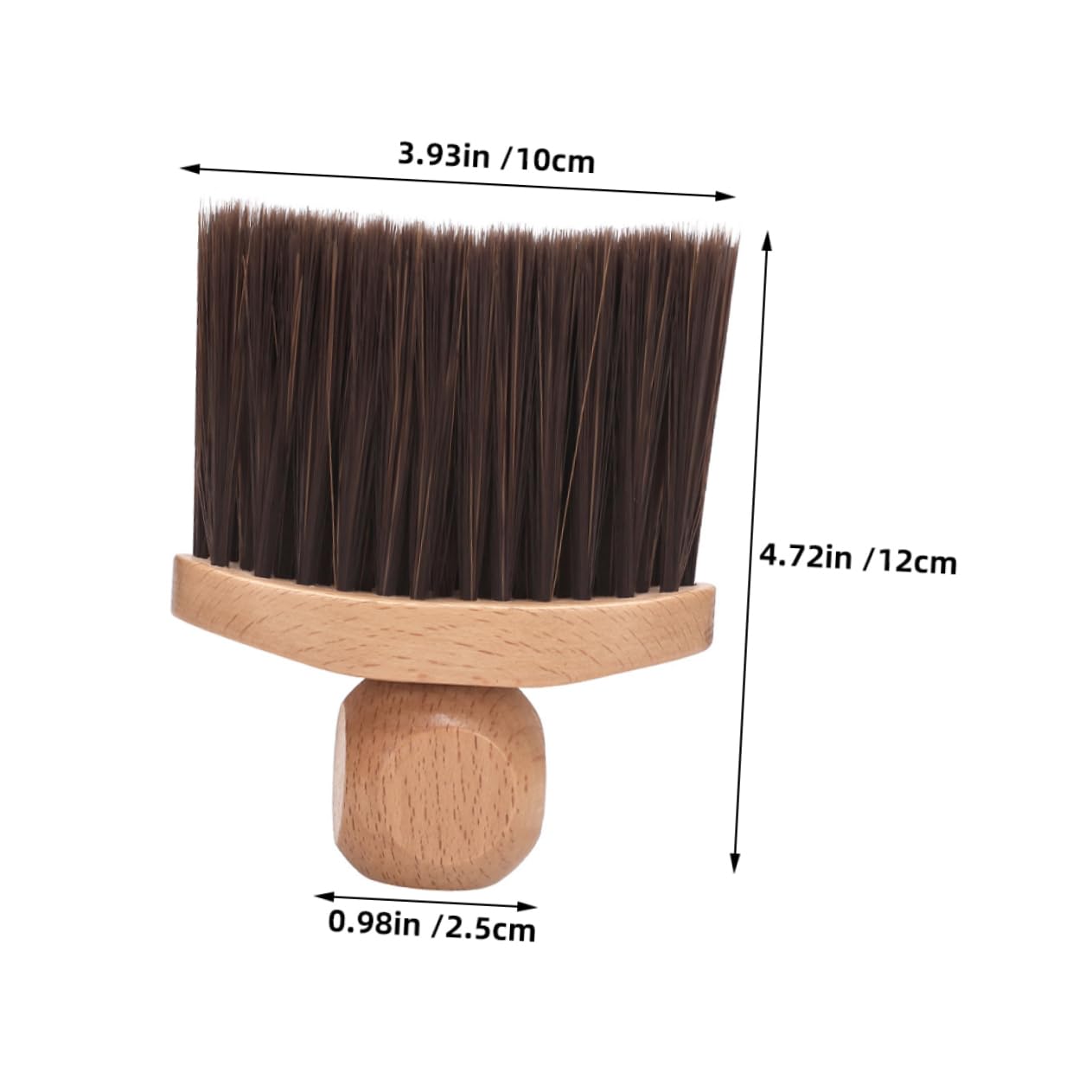 CALLARON Barber Neck Duster Brush Wooden Handle Hair Removal Tool Soft Bristles for Efficient Cleaning for Barbershops and Home Use Gentle Hair Beauty and Personal Care CALLARON