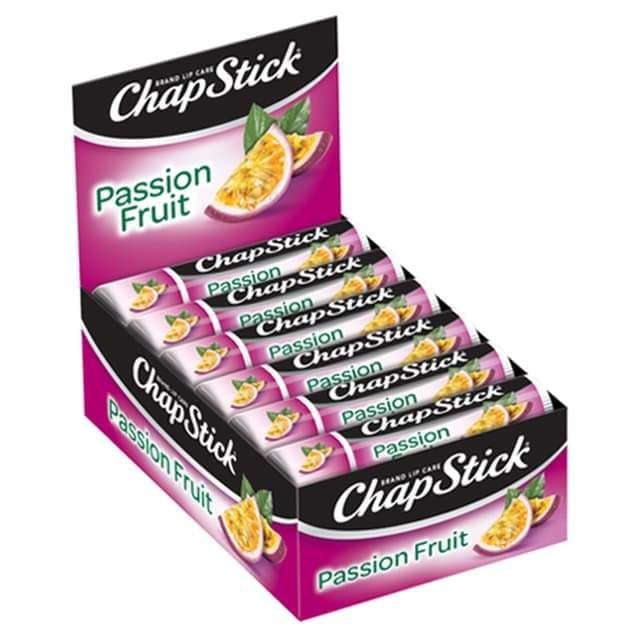 ChapStick Lip Moisturizer, Passionfruit, 12-Pack Limited Edition Bulk Lip Balm, Sweet & Aromatic, 0.15 Oz Ea Beauty and Personal Care ChapStick