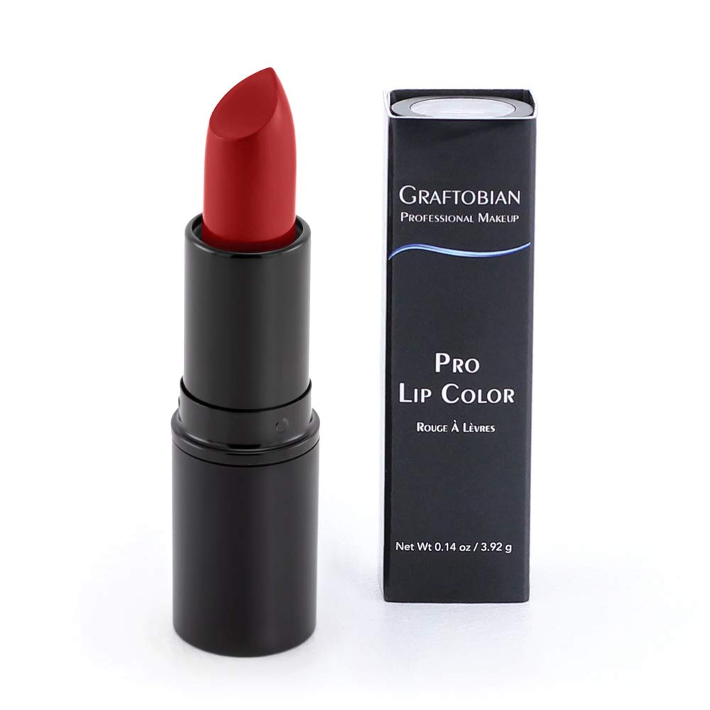 Graftobian Professional Color Lipstick - Ultra Long-Wearing, Comfortable Texture, Full Range of HD Shades, For All Skin Tones and Undertones, Velvety Beauty & Personal Care Graftobian