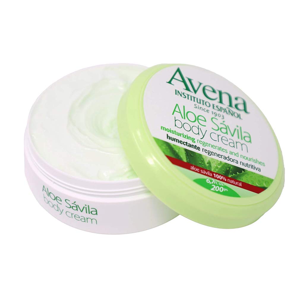 Avena Aloe Savila Body Cream.. Moisturizing, Regenerates, Nourishing. 6.7 oz... amtc by Instituto Espanol Beauty & Personal Care Instituto Español