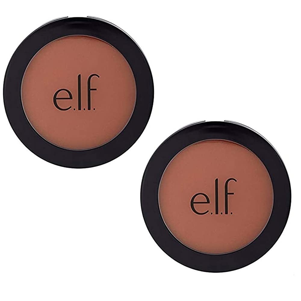 Pack of 2 e.l.f. Primer-Infused Blush, Always Spicy 83094 Beauty & Personal Care e.l.f.