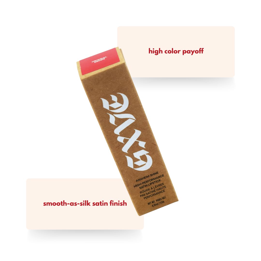GXVE BY GWEN STEFANI Anaheim Shine Clean High-Performance Satin Lipstick Original Recipe Beauty & Personal Care GXVE