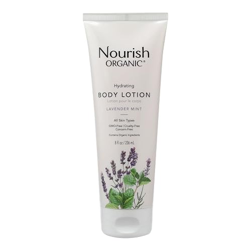 Nourish Organic Body Lotion Lavender Mint - 8 fl oz (Multi-Pack) Beauty & Personal Care Nourish