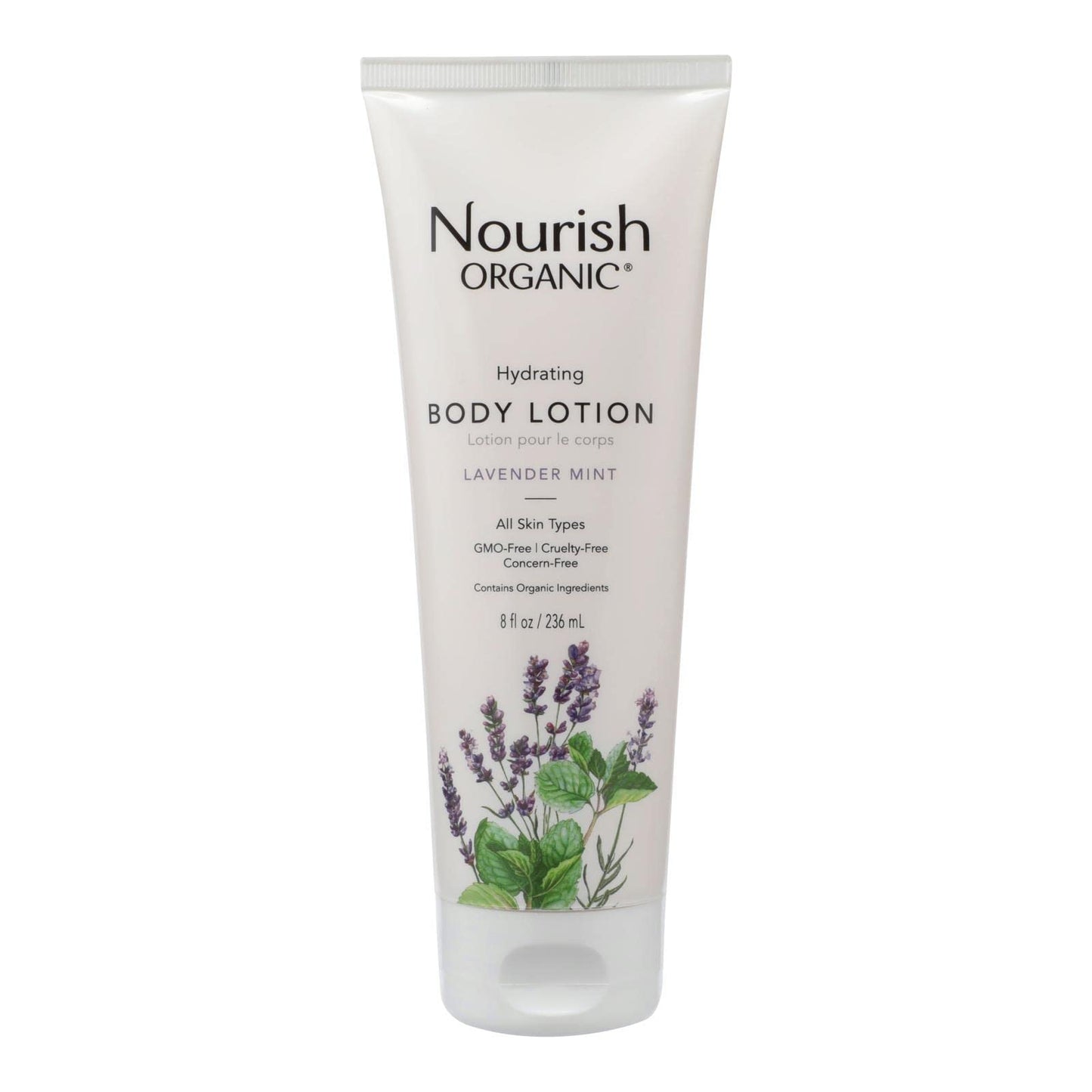 Nourish Organic Body Lotion Lavender Mint - 8 fl oz (Multi-Pack) Beauty & Personal Care Nourish
