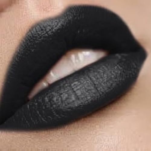 By The Clique Premium Black Long Lasting Liquid Matte Lipstick | Noche Bella | Beautiful Night Lipstick For All Occasions | A Night Out | Goth | Beauty & Personal Care By The Clique
