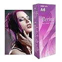 Berina Cream Hair Dye Permanent Color Purple Punk Emo Go A6. Beauty & Personal Care Berina