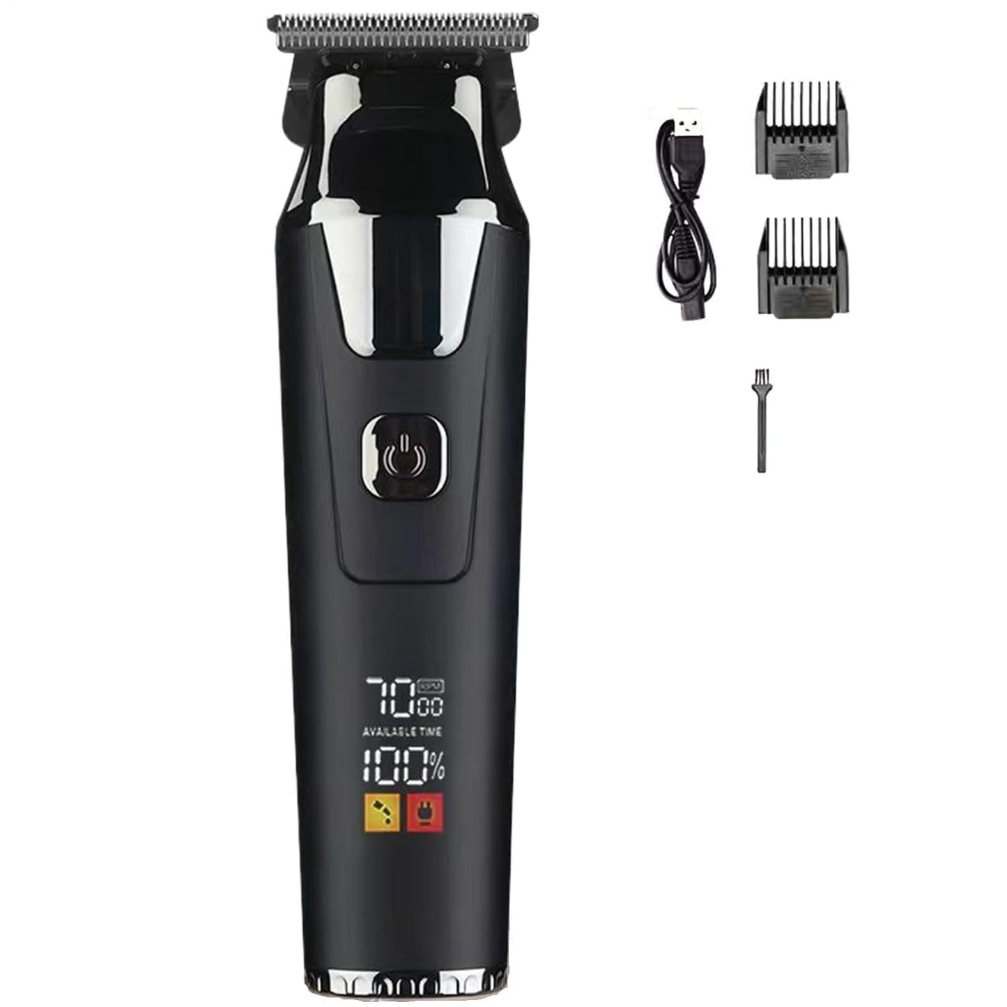 WTYBRMYO Men's Hair, Cordless Men's Hair, Cordless Digital Display Trimmer for Cutting and Grooming Beauty and Personal Care WTYBRMYO