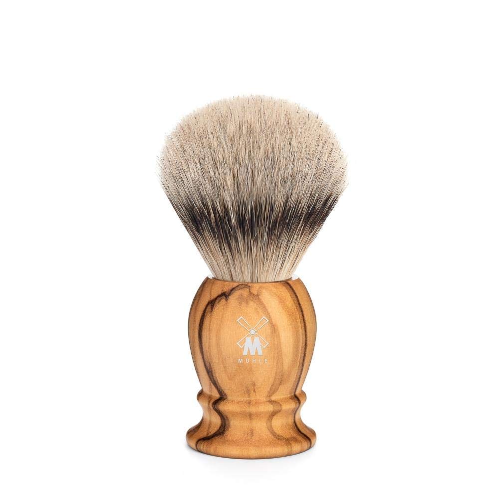 MÜHLE CLASSIC Silvertip Badger Shaving Brush for Men, Polished Resin Grip Beauty and Personal Care MÜHLE